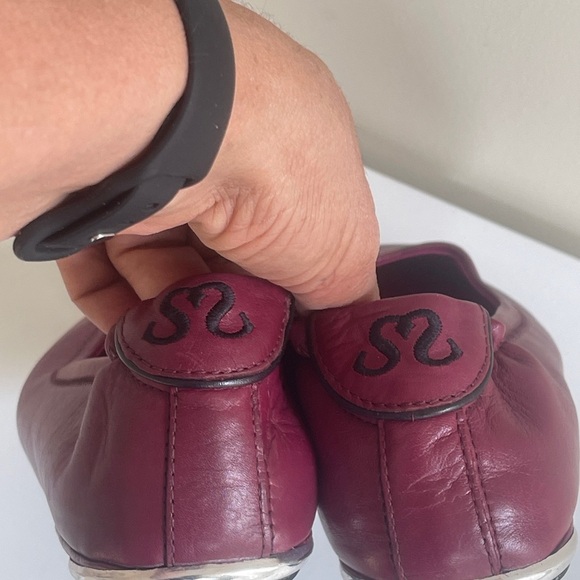 Soto Massini Milano Vegan Leather Orthotic Ballet Flats Sz 40 - Picture 13 of 16